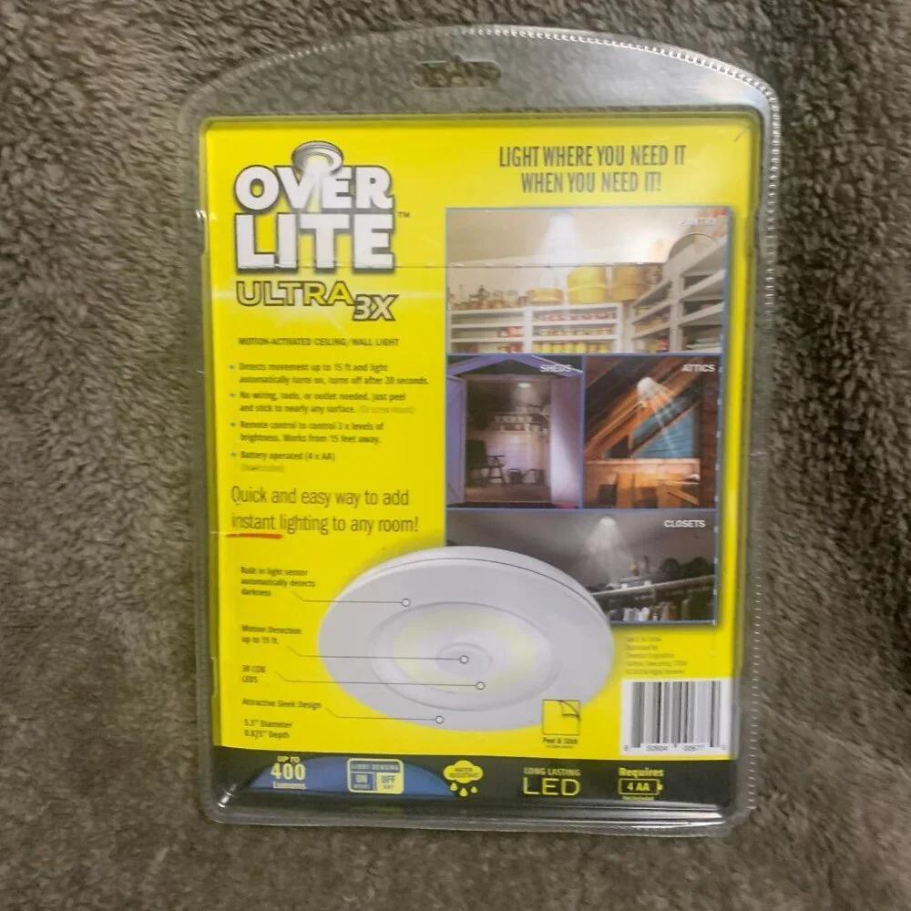 OVER LITE ULTRA 3X WIRELESS REMOTE MOTION ACTIVATED